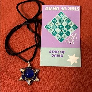 Vintage 1989 Liztech Star of David very good cond Retired/hard to find. Pendant.
